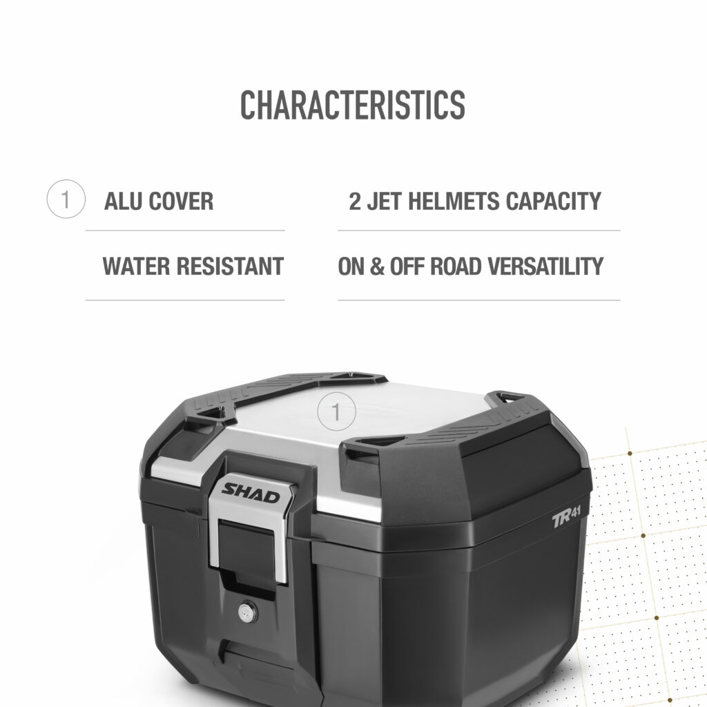 TOP CASE TR41 TAPA ALUMINIO - Imagen 5