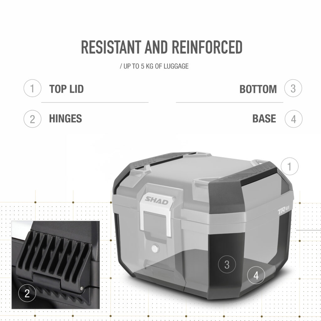 TOP CASE TR41 TERRA NEGRO - Imagen 2